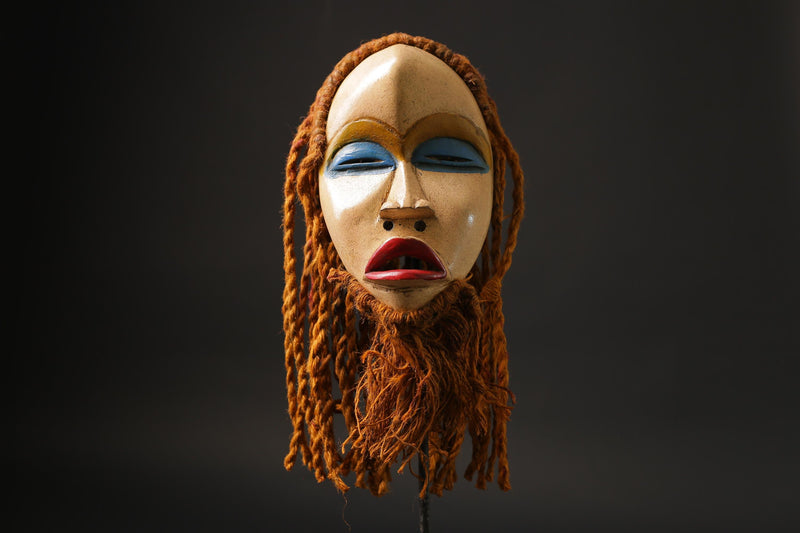African Mask Traditional African wooden mask from the Dan Home Décor Masks for wall-G2498