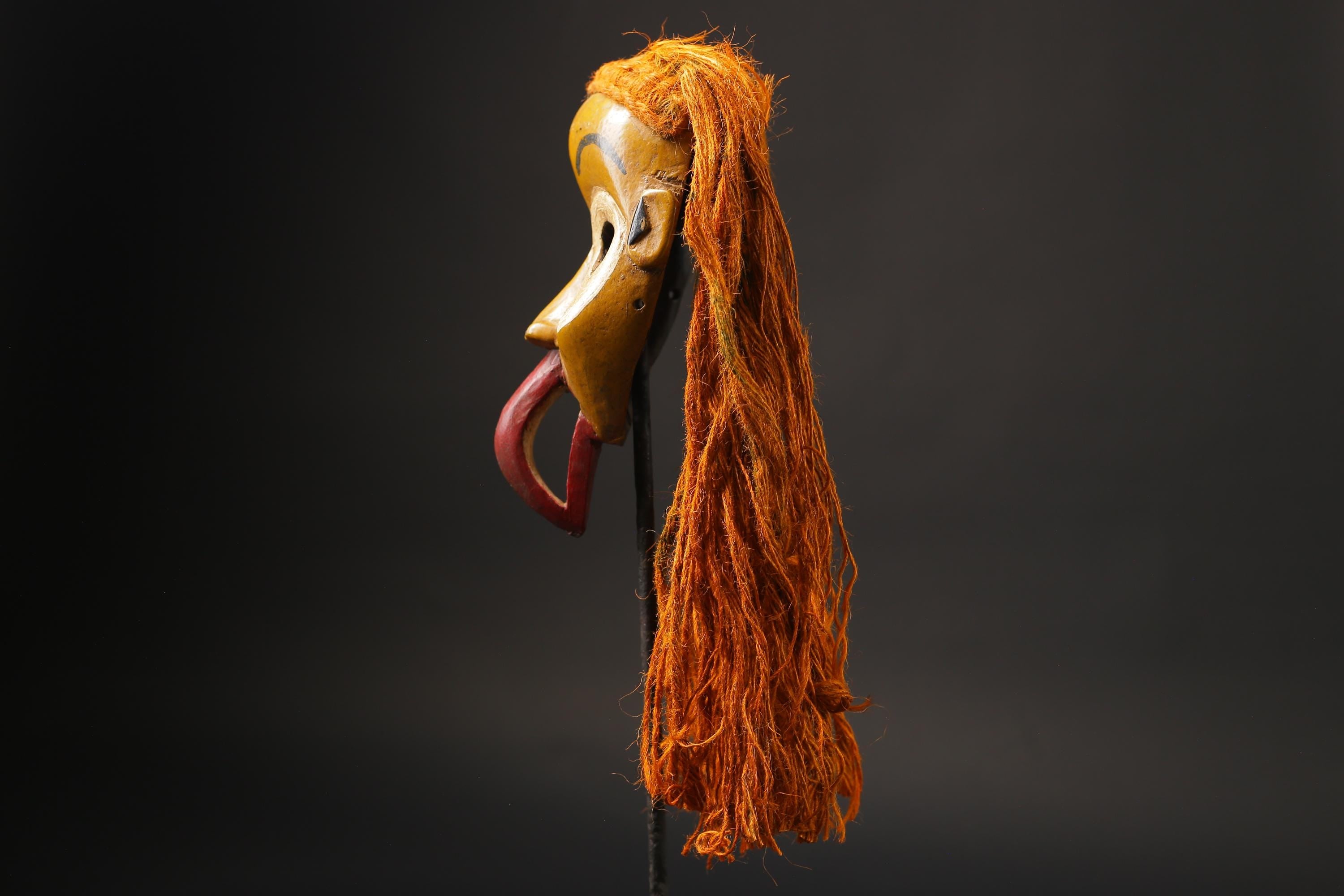 African Tribal Wood masks Dan Liberia Mask Primitive Handmade Collectibles Masks for wall-G2500