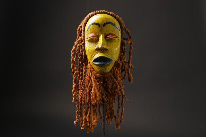 African Mask Traditional African wooden mask from the Dan Home Décor Masks for wall-G2502