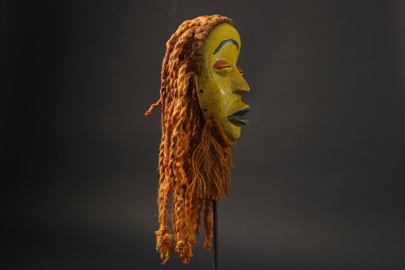 African Mask Traditional African wooden mask from the Dan Home Décor Masks for wall-G2502
