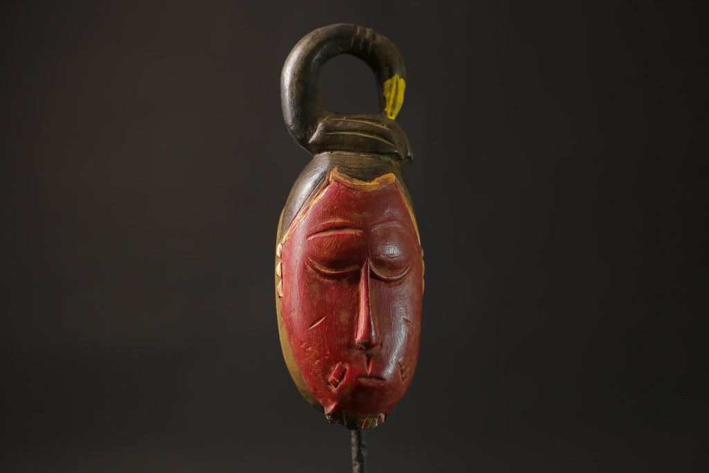 African wood mask antiques west african Guro Gu Mask Masks for wall-8657