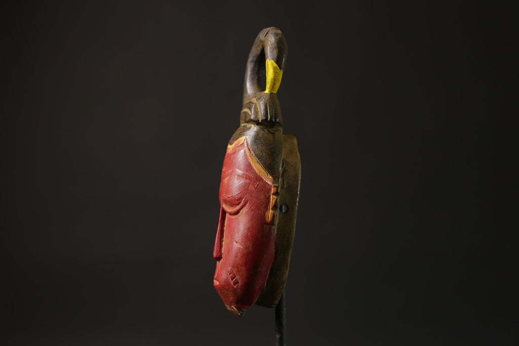 African wood mask antiques west african Guro Gu Mask Masks for wall-8657