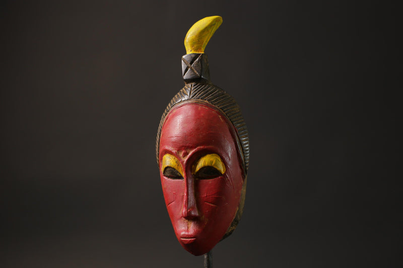 African wood mask antique Cote d'Ivoire specifically a Guro mask Wood guro Masks for wall-8655