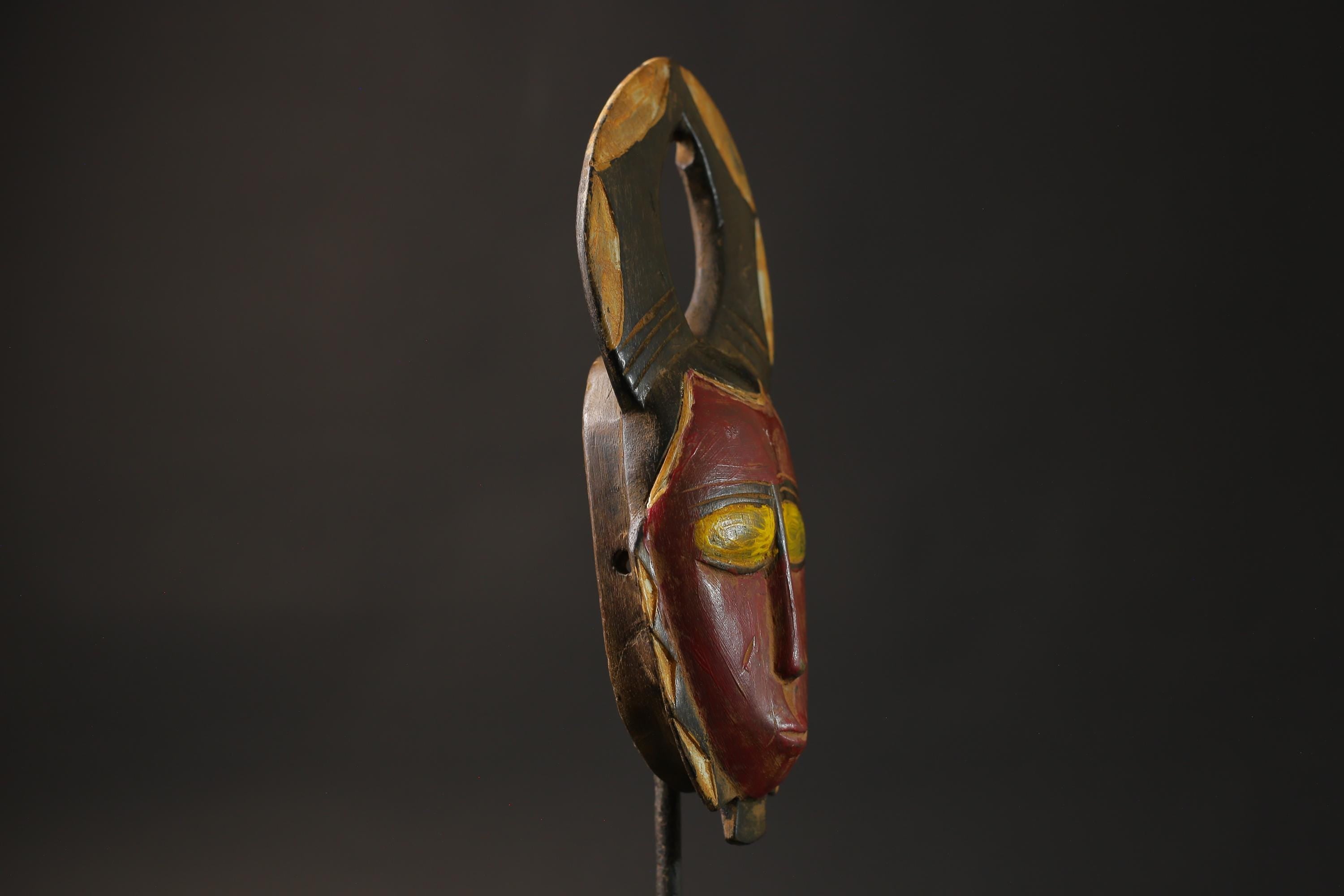African wood mask antiques  African wall face intage Wall Hanging guro Masks for wall-8651
