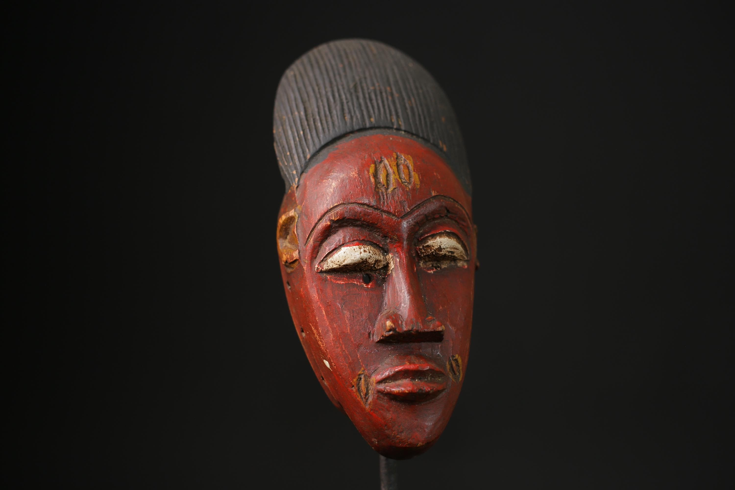 African mask Wall Hanging vintage art tribal piece Home Décor Guro Masks-9725