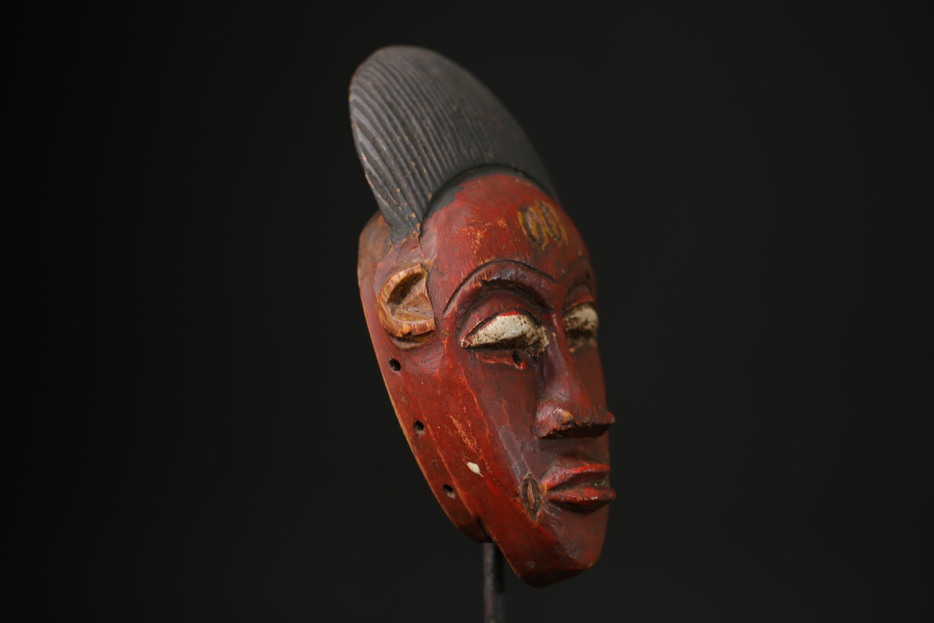 African mask Wall Hanging vintage art tribal piece Home Décor Guro Masks-9725