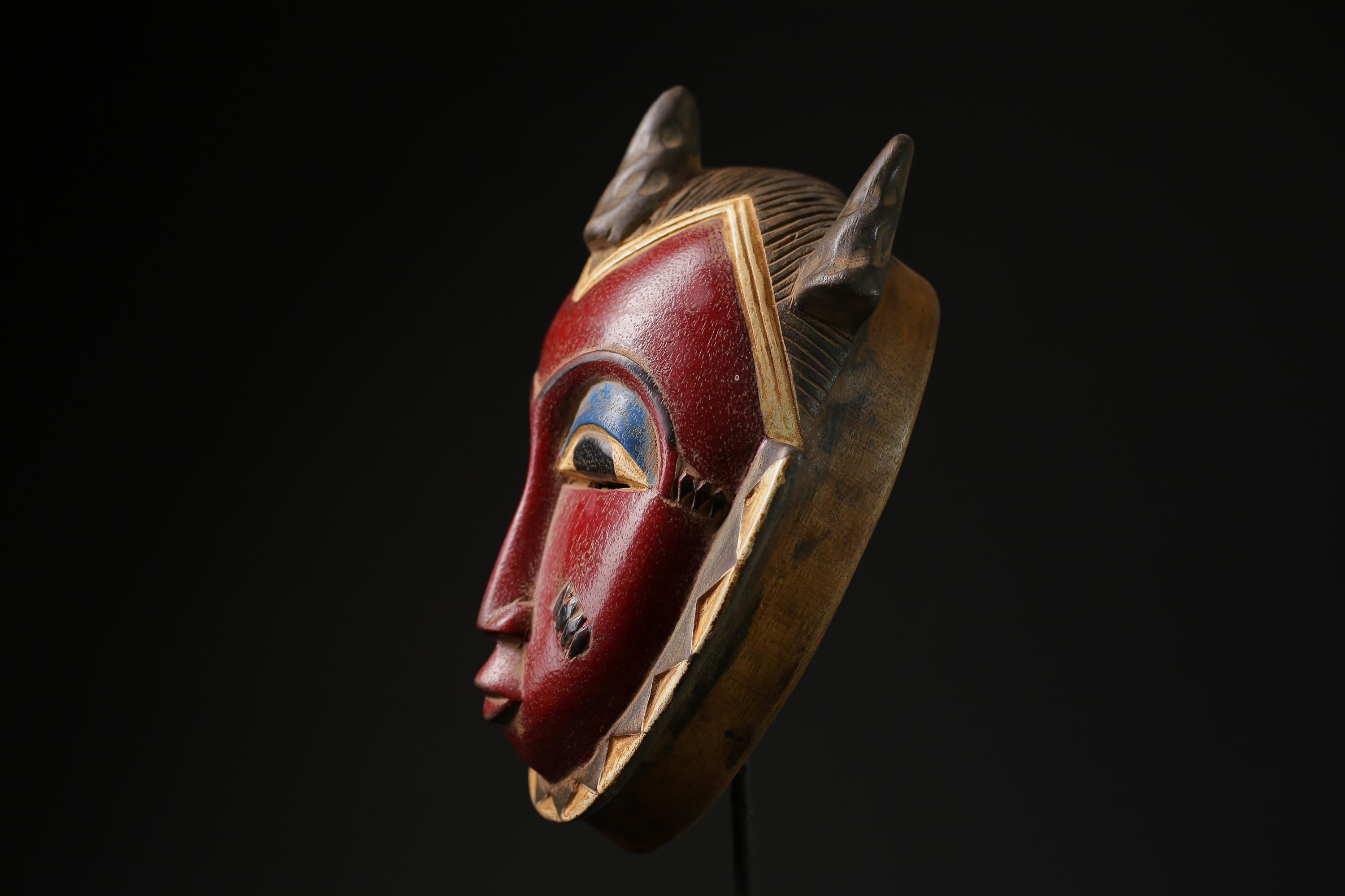 African Mask From The Guru Tribe Art Baule Mask Wall Tribal masks for wall-G2233