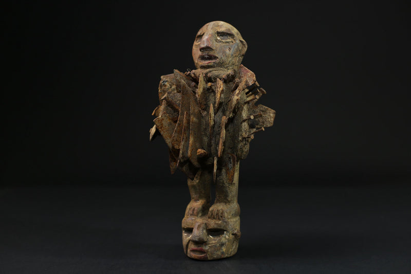 African Wood Figures African Figures Carved Power Figure Nkisi N'kondi-G2241