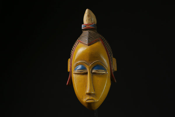 African Mask From The Guru Tribe Art Vintage Baule Mask Wall Tribal masks-G2243