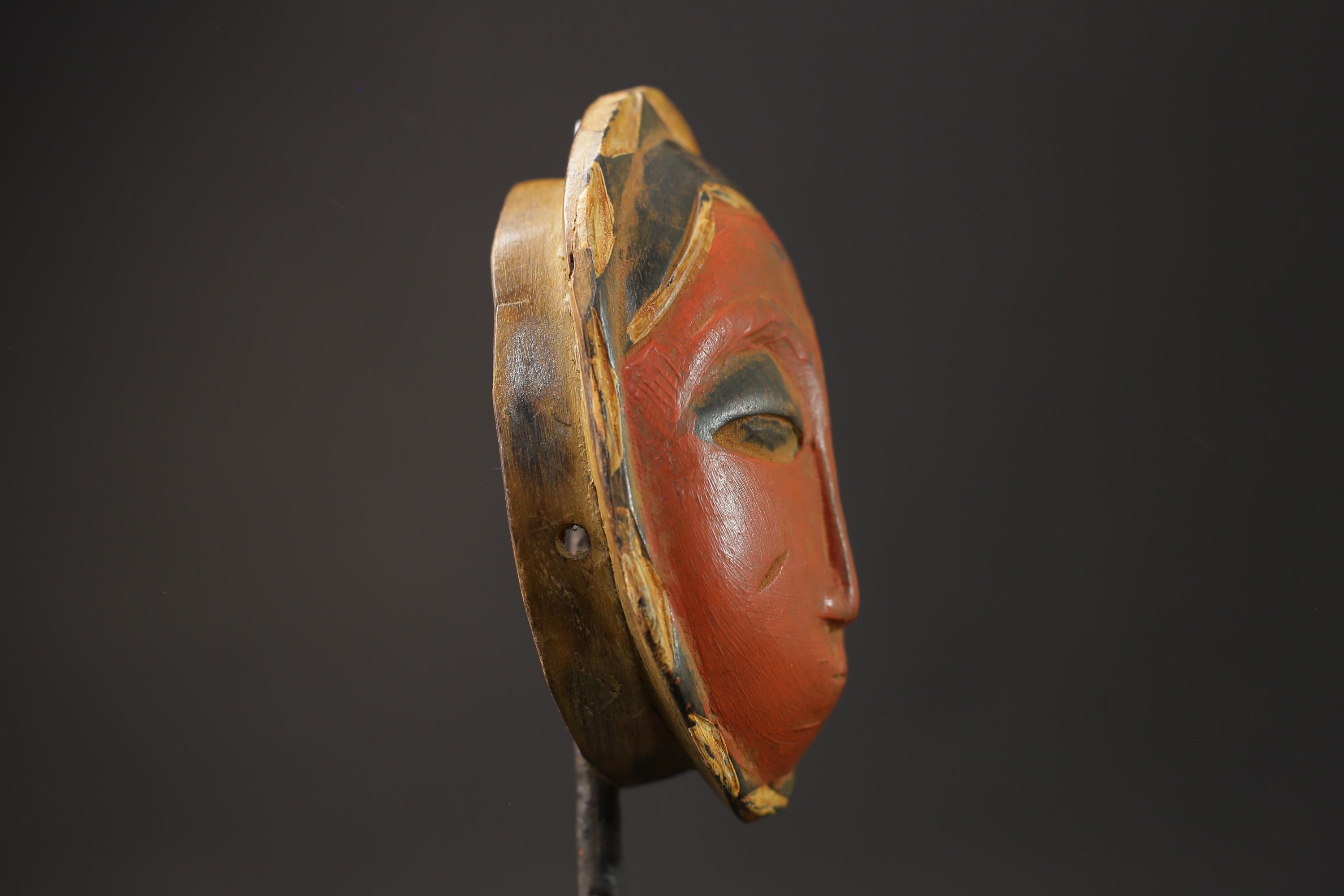 African wood mask antiques Represent Spectacular Hand Wooden Guro Masks for wall-8661
