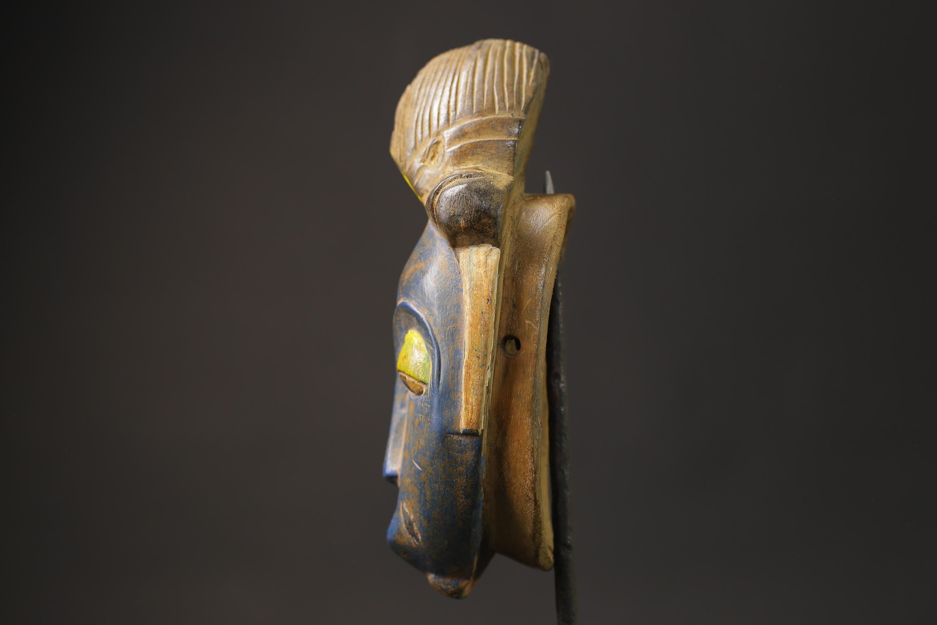 African mask antiques tribal art Face Home Décor Guro Mask African Masks for wall-8638