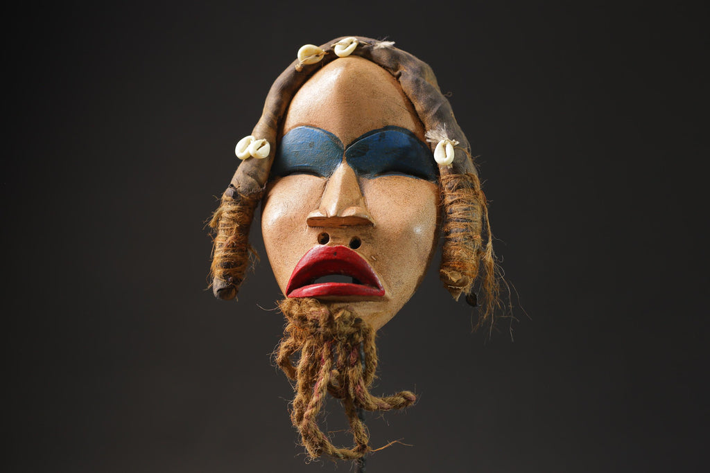 African mask wood carving mask African tribal mask vintage Tribal Dan Masks for wall-G2519