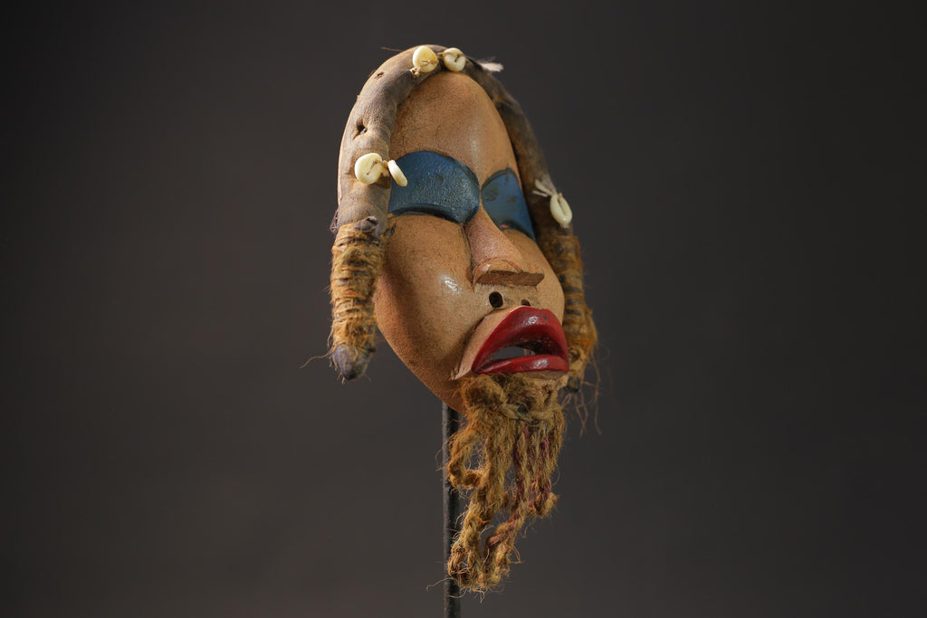 African mask wood carving mask African tribal mask vintage Tribal Dan Masks for wall-G2519