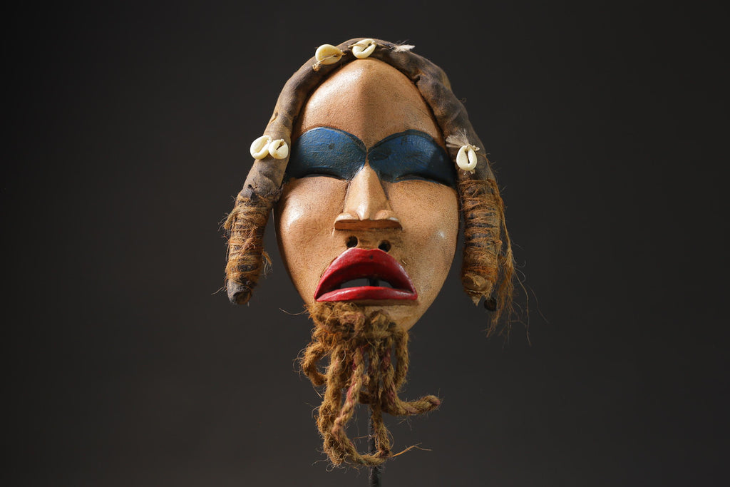 African mask wood carving mask African tribal mask vintage Tribal Dan Masks for wall-G2519