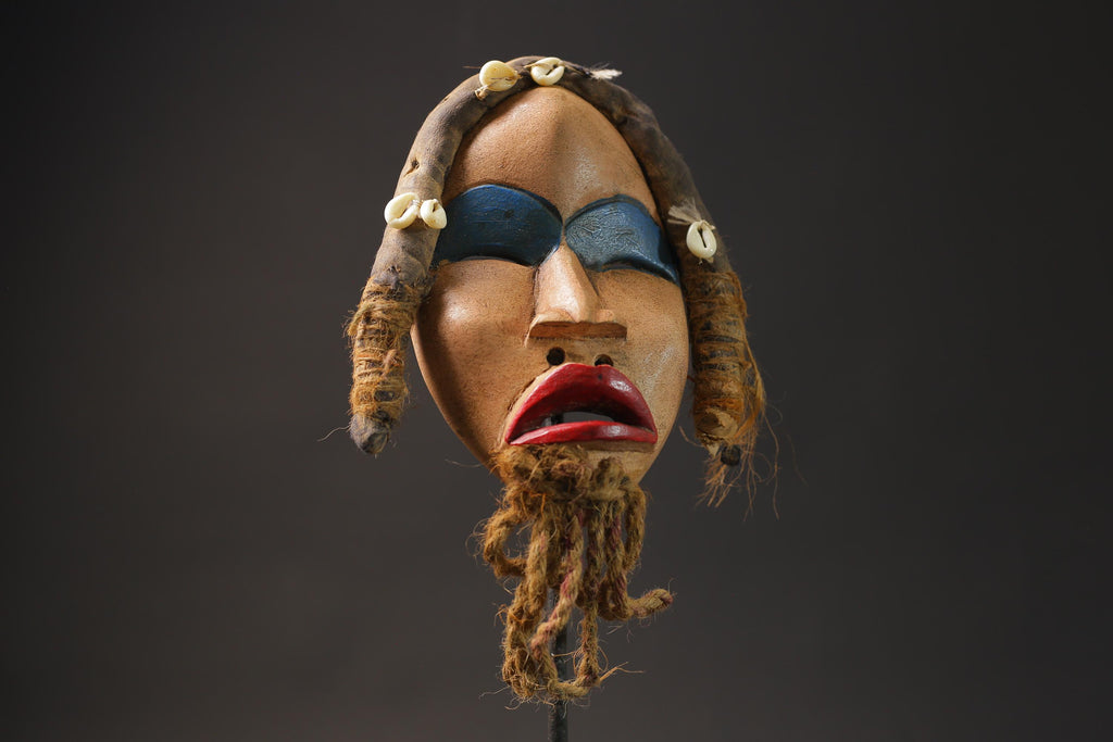 African mask wood carving mask African tribal mask vintage Tribal Dan Masks for wall-G2519