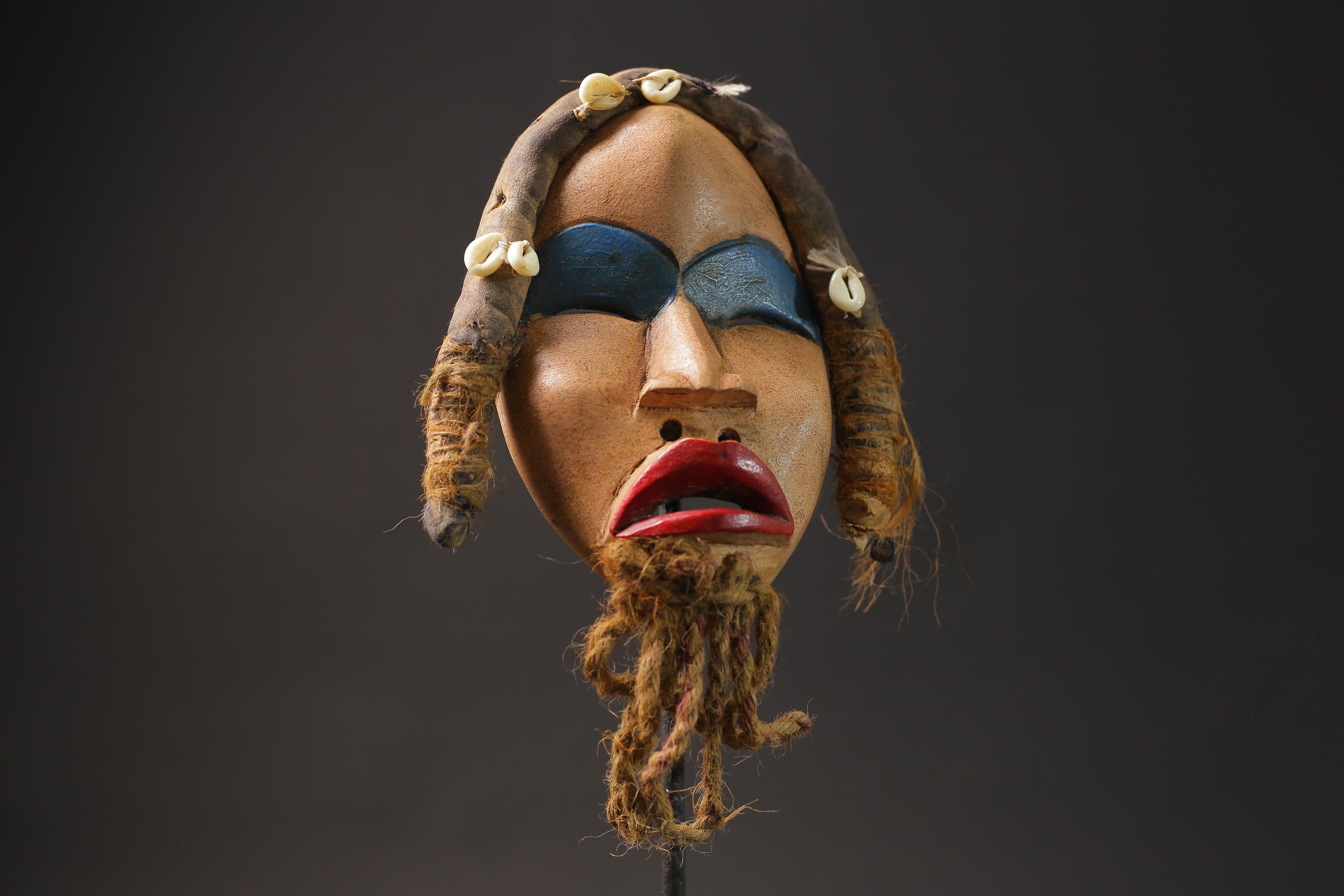 African mask wood carving mask African tribal mask vintage Tribal Dan Masks for wall-G2519