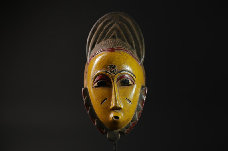 African Mask Face Mask Guro Baule antique wall mask Traditional masque masks for wall-G2252