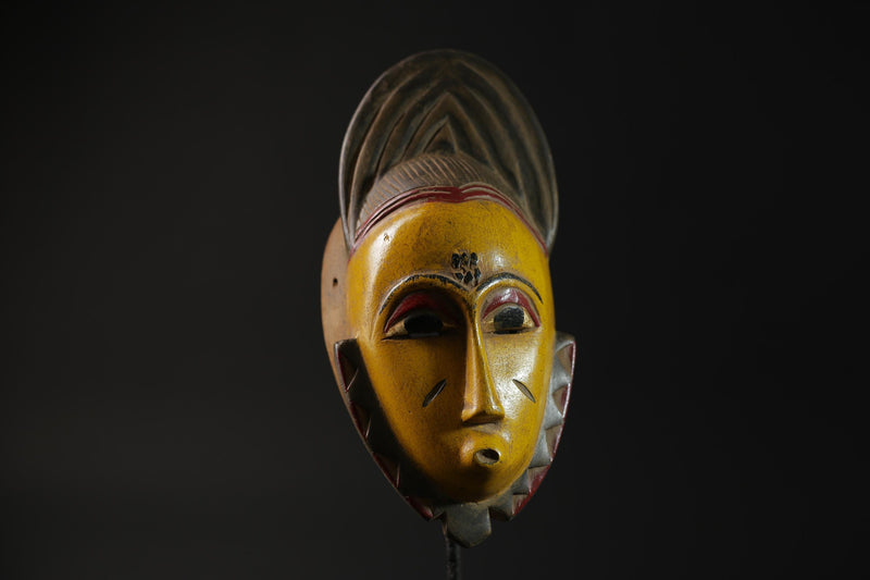 African Mask Face Mask Guro Baule antique wall mask Traditional masque masks for wall-G2252