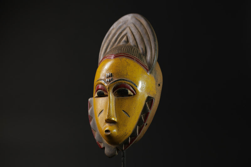 African Mask Face Mask Guro Baule antique wall mask Traditional masque masks for wall-G2252