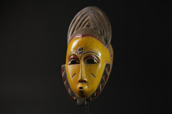 African Mask Face Mask Guro Baule antique wall mask Traditional masque masks for wall-G2252