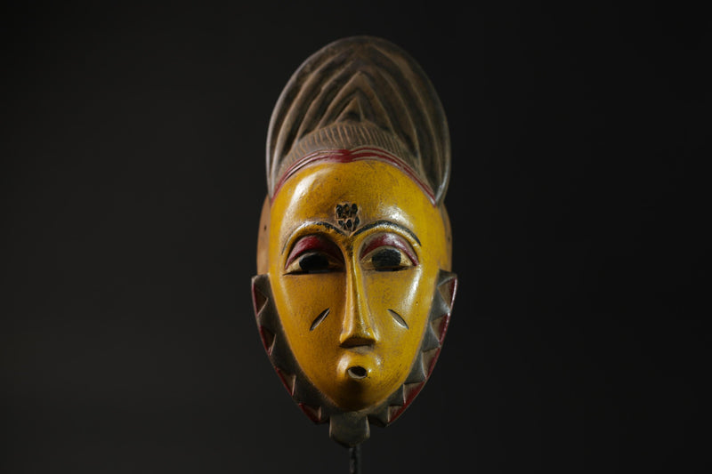 African Mask Face Mask Guro Baule antique wall mask Traditional masque masks for wall-G2252