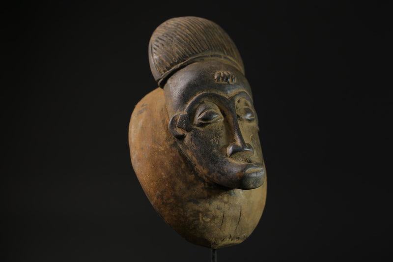 African Mask Face Mask Guro Baule antique wall mask Traditional masque masks for wall-G2253