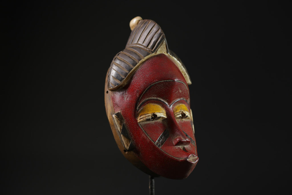 African Mask Face Mask Guro Baule antique wall mask Traditional masque masks for wall-G2254