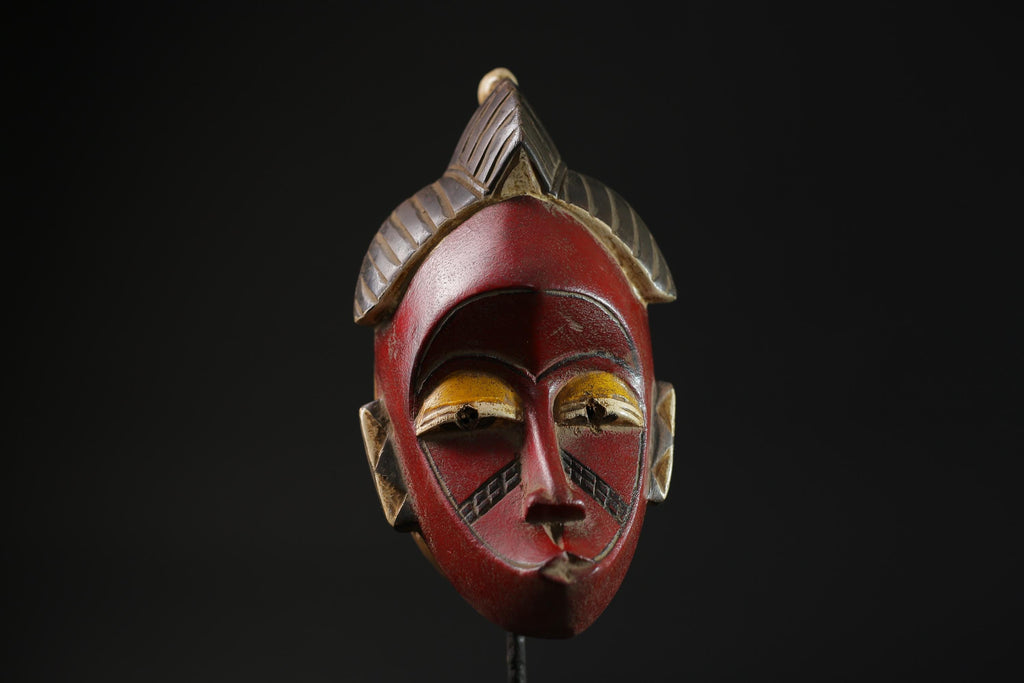 African Mask Face Mask Guro Baule antique wall mask Traditional masque masks for wall-G2254