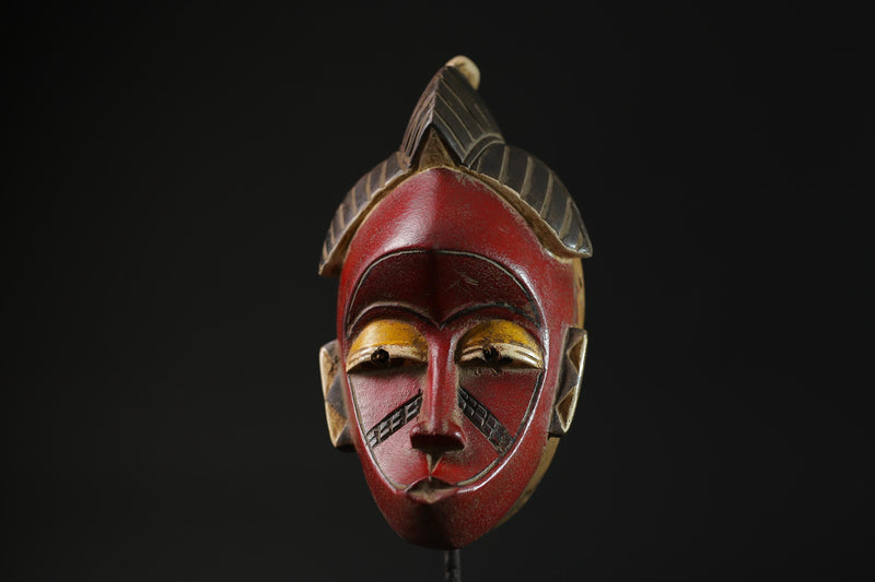 African Mask Face Mask Guro Baule antique wall mask Traditional masque masks for wall-G2254