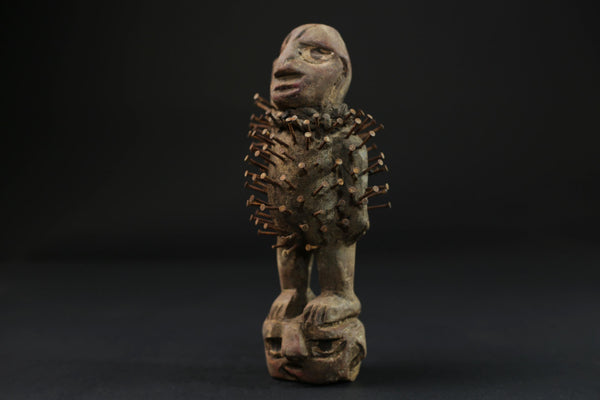 African Wood Figures African Figures Carved Power Figure Nkisi N'kondi-G2255