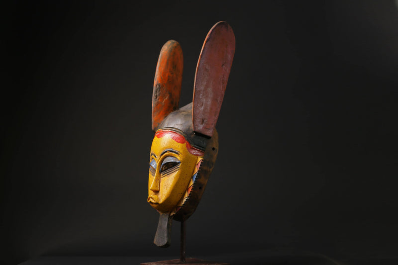African Tribal Wood masks Home Tribal Mask African Wood Masks Wall Baule -8399