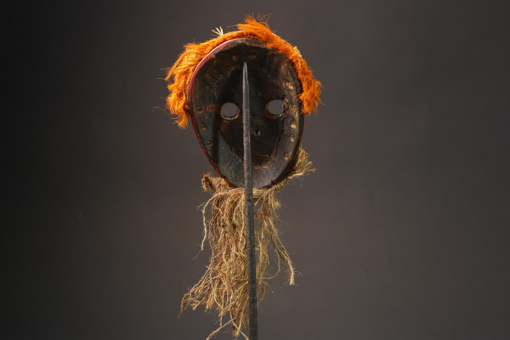 African Dan mask carved in wood African Tribal Face Mask Home Décor art Masks for wall-G2531
