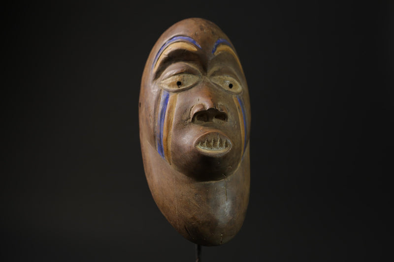 African Tribal Wood masks Igbo Beaked Primitive Art Collectibles masque-7806