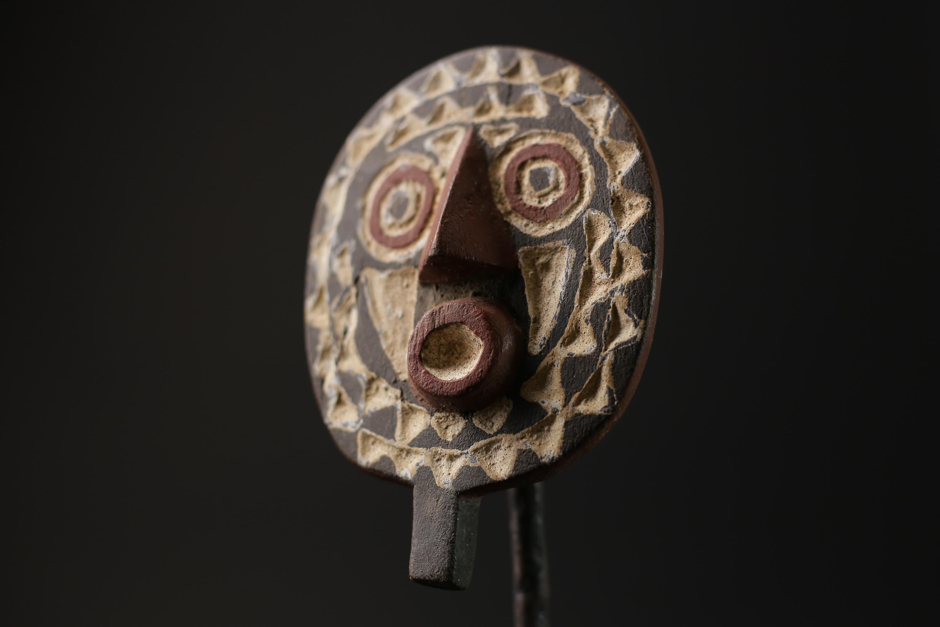 African Tribal Wood masks Home Décor Handmade Sun Bobo-bwa Wooden Masks-6913