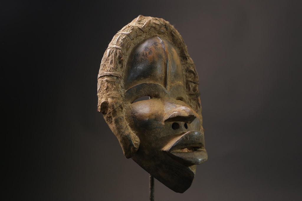 African wood mask antiques Masque Dan Déangle Wood Masks for wall-G2547