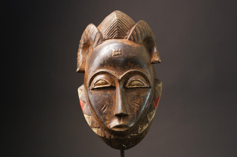 African wood mask antiques Tribal Face Hand Carved Wall Hanging Mask Guro Masks for wall-7164