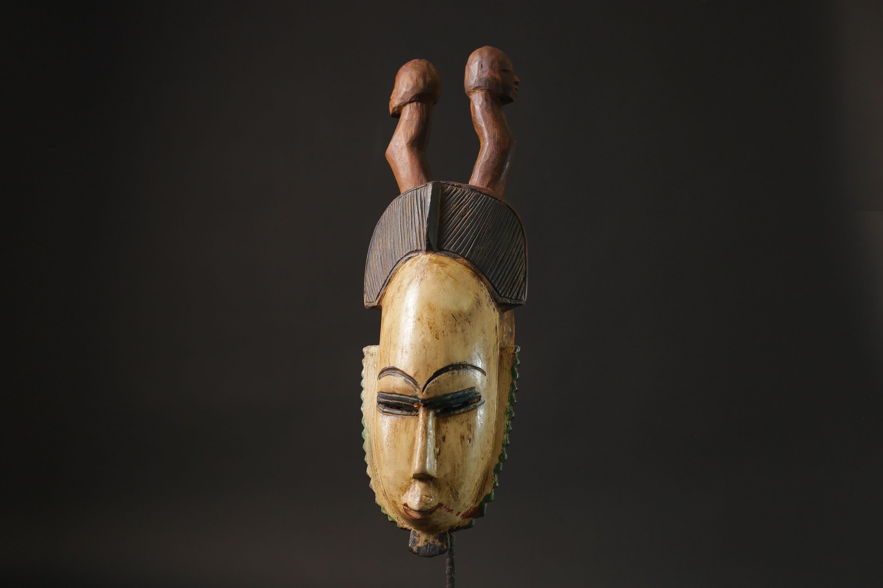 African Tribal Wood masks Home Décor Wood Masks Wall Art Guru Handmade Masks for wall-9948
