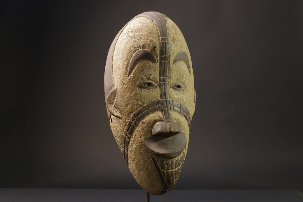 African wood mask antiques igbo Tribal Mask both sides the Niger Masks for wall-2779