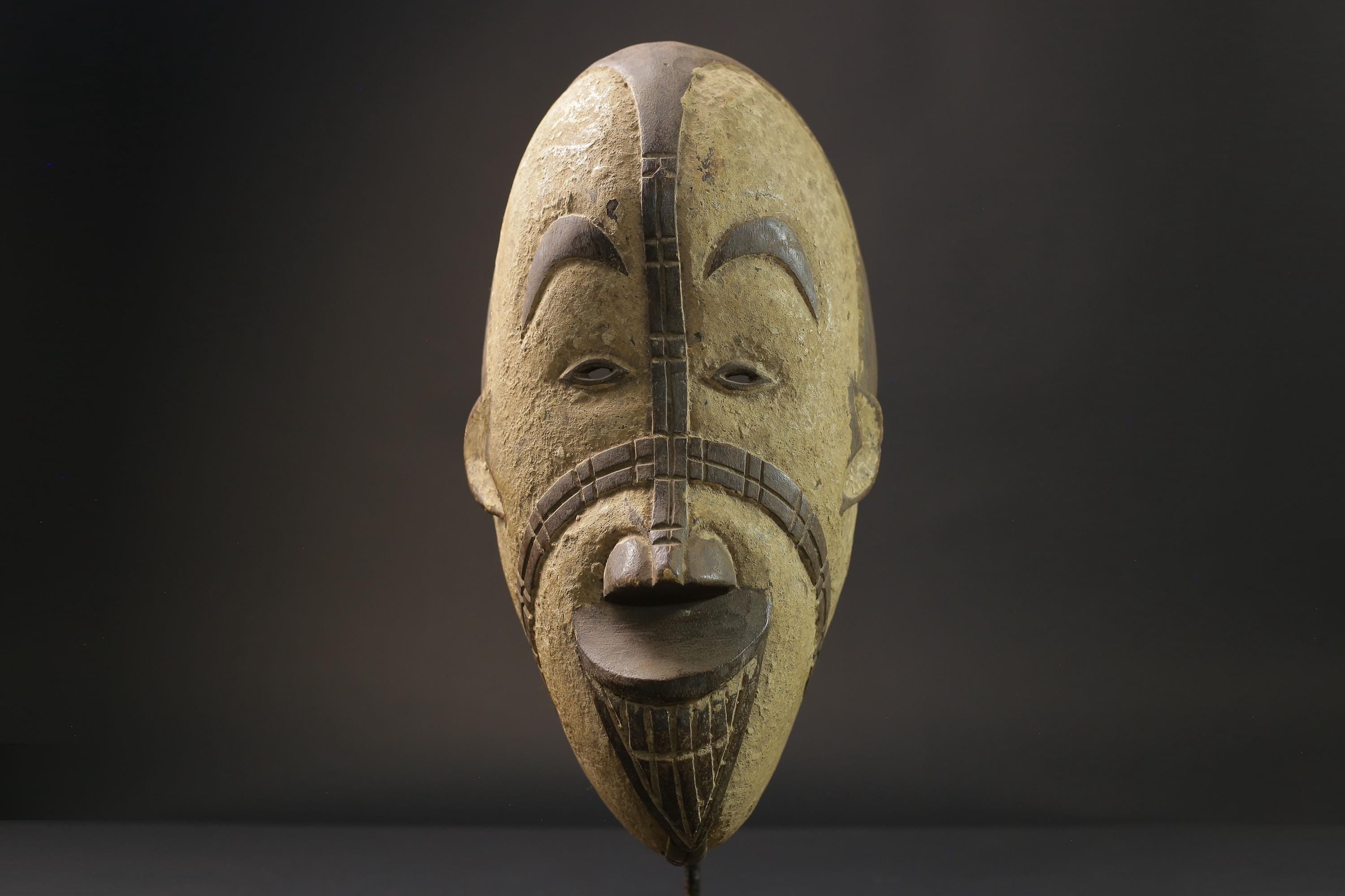 African wood mask antiques igbo Tribal Mask both sides the Niger Masks for wall-2779