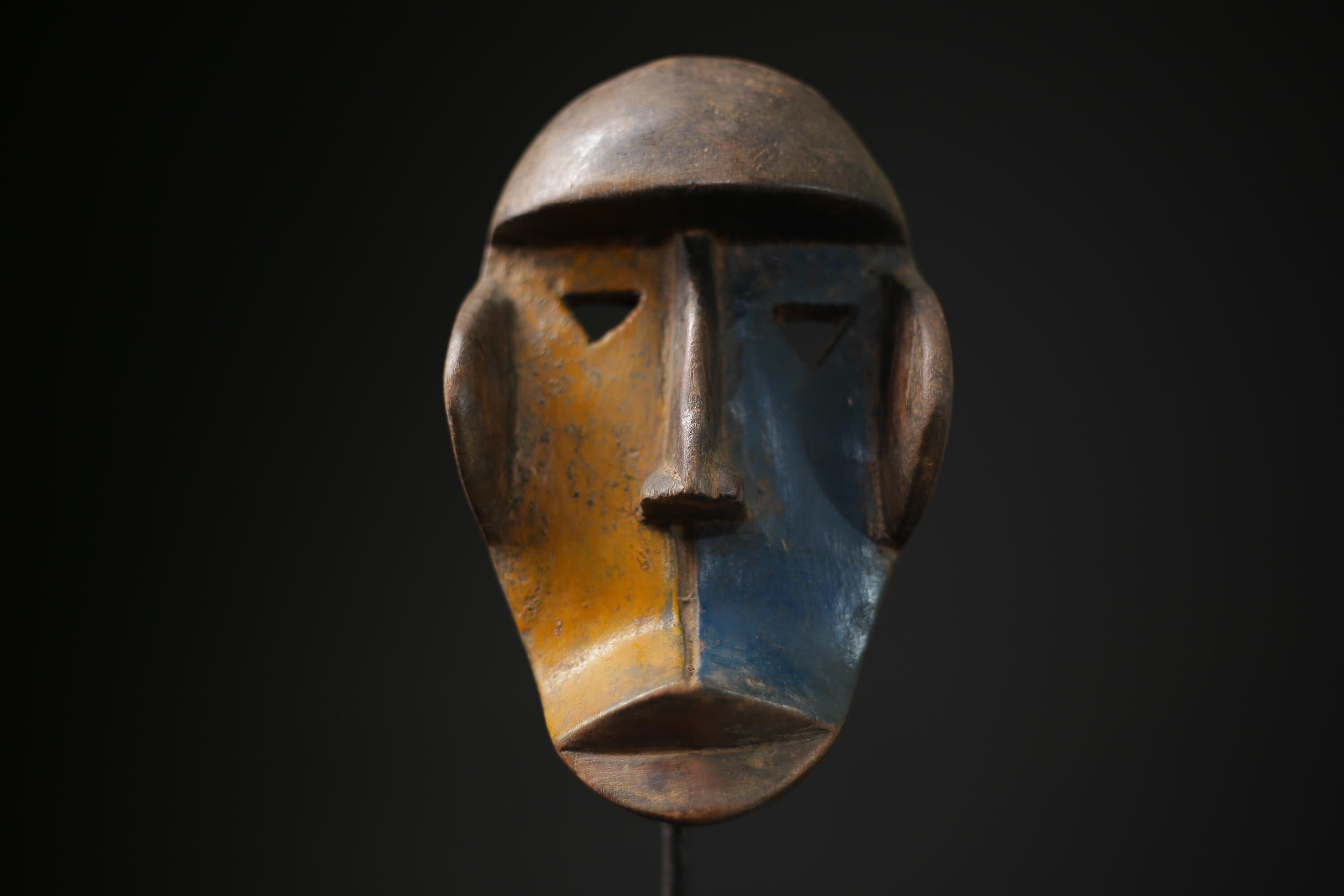 African Mask Wood Carving African Tribal Mask Vintage Dan Kran Mask Home Décor-8430