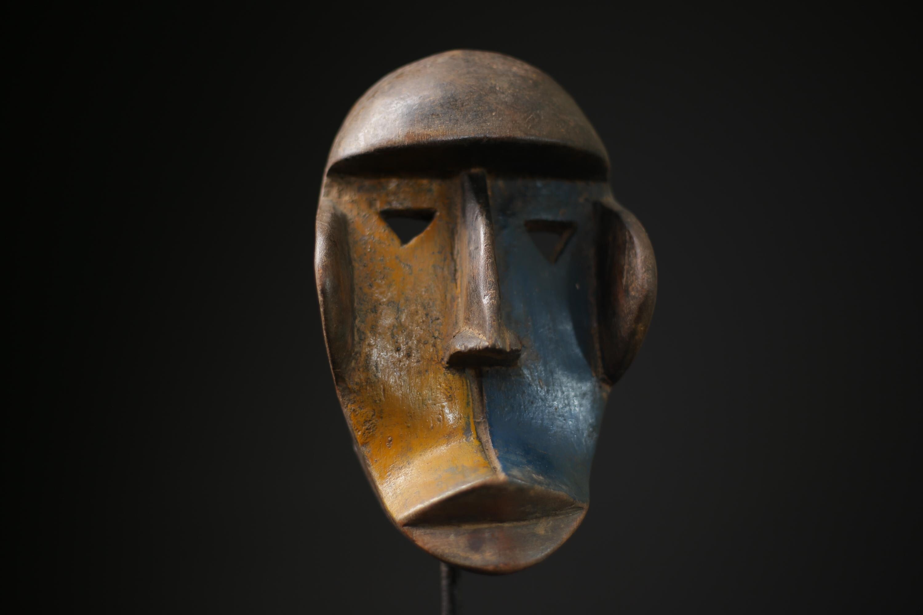 African Mask Wood Carving African Tribal Mask Vintage Dan Kran Mask Home Décor-8430