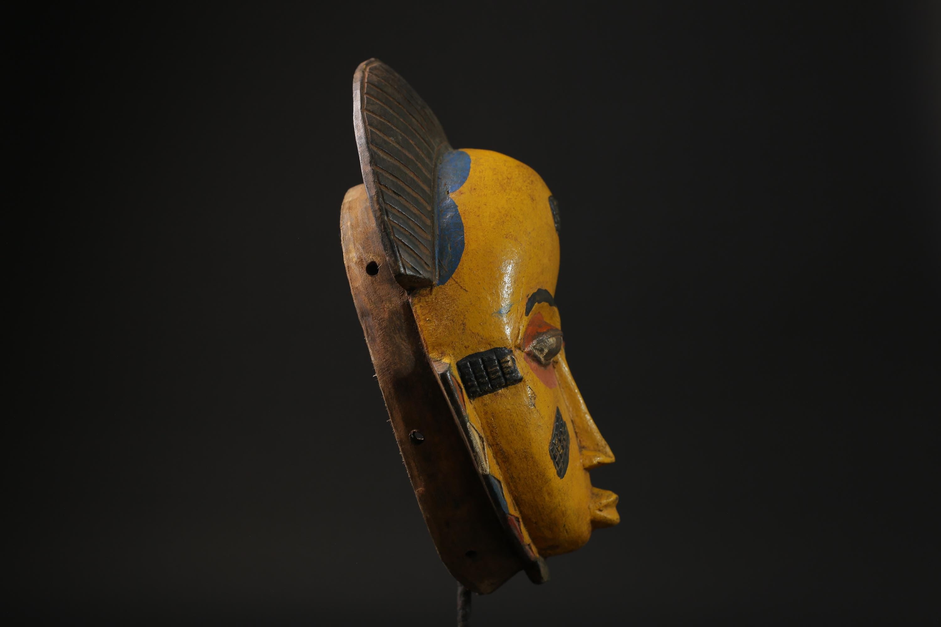 African Tribal Guro Mask Dance Mask This Mask Vintage Art Tribal Home Décor-8411