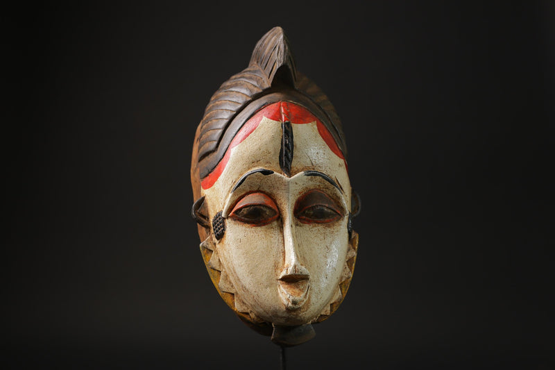 African Tribal Face Mask Wood Hand Carved Wall Hanging tribal Guro masks for wall-8415