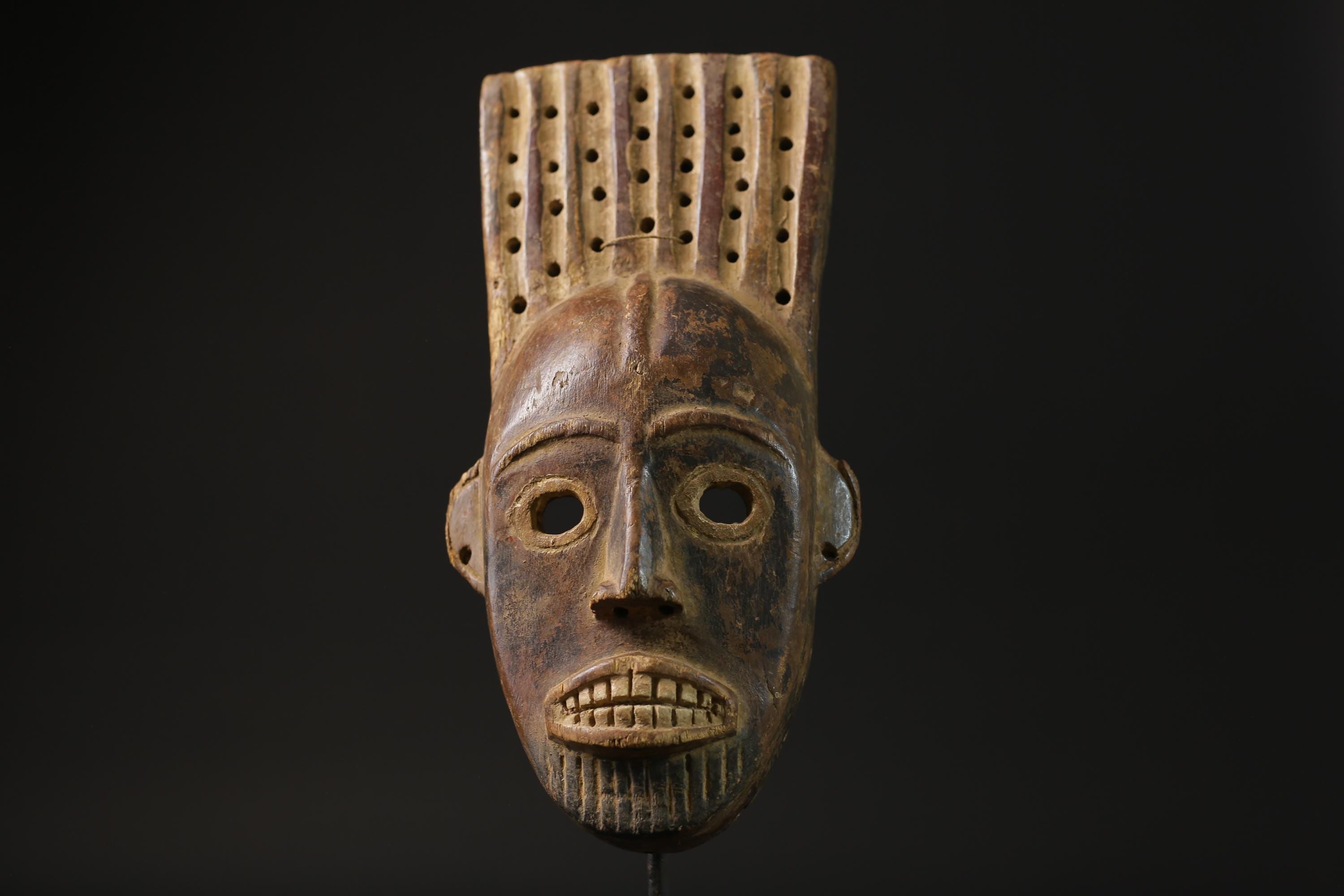 African Tribal Wood masks Home Décor Tribal Mask Guro Tribe Home Décor-9749