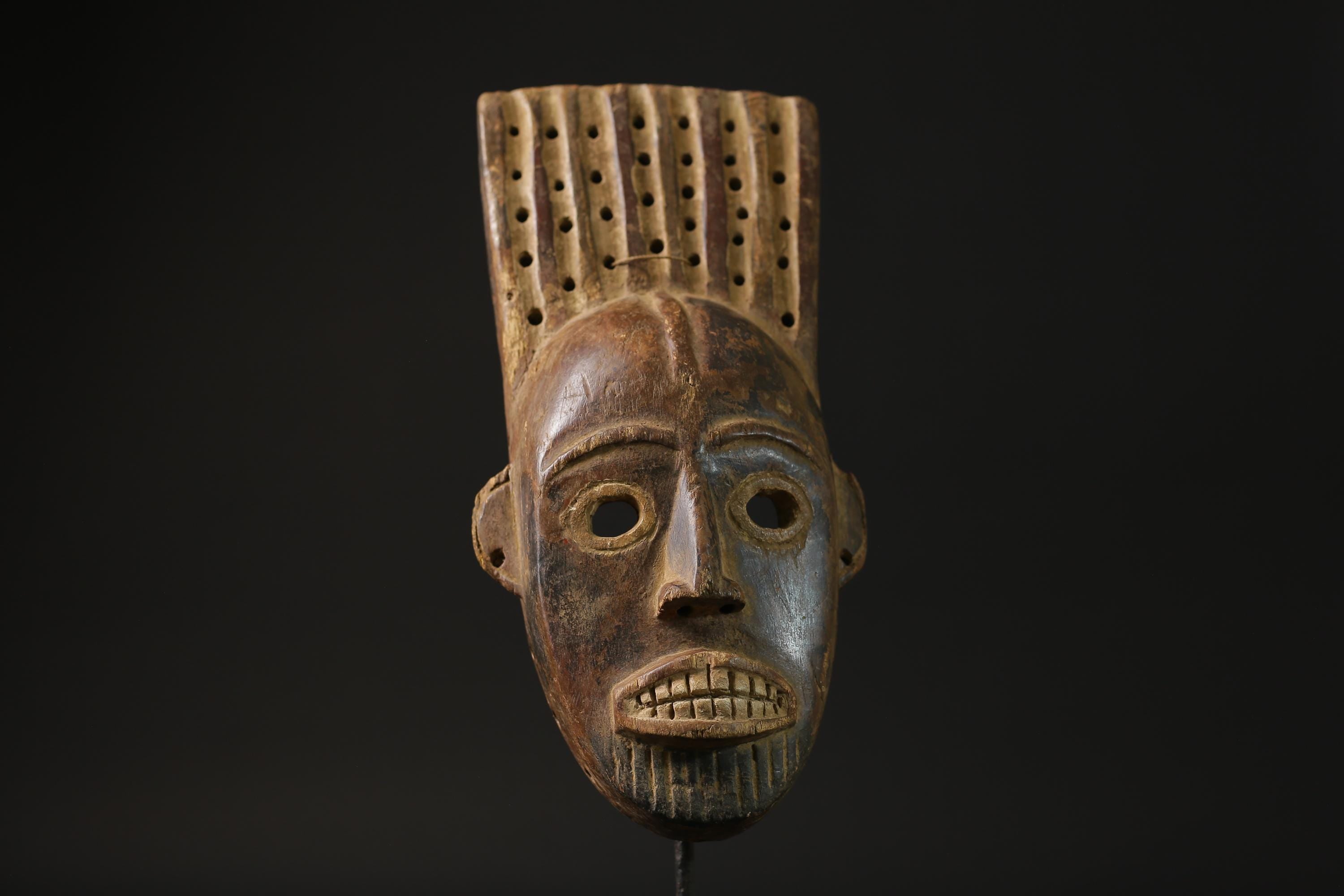 African Tribal Wood masks Home Décor Tribal Mask Guro Tribe Home Décor-9749