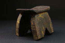 african statue wooden vintage hand carved Batonga stool Home Décor -9748