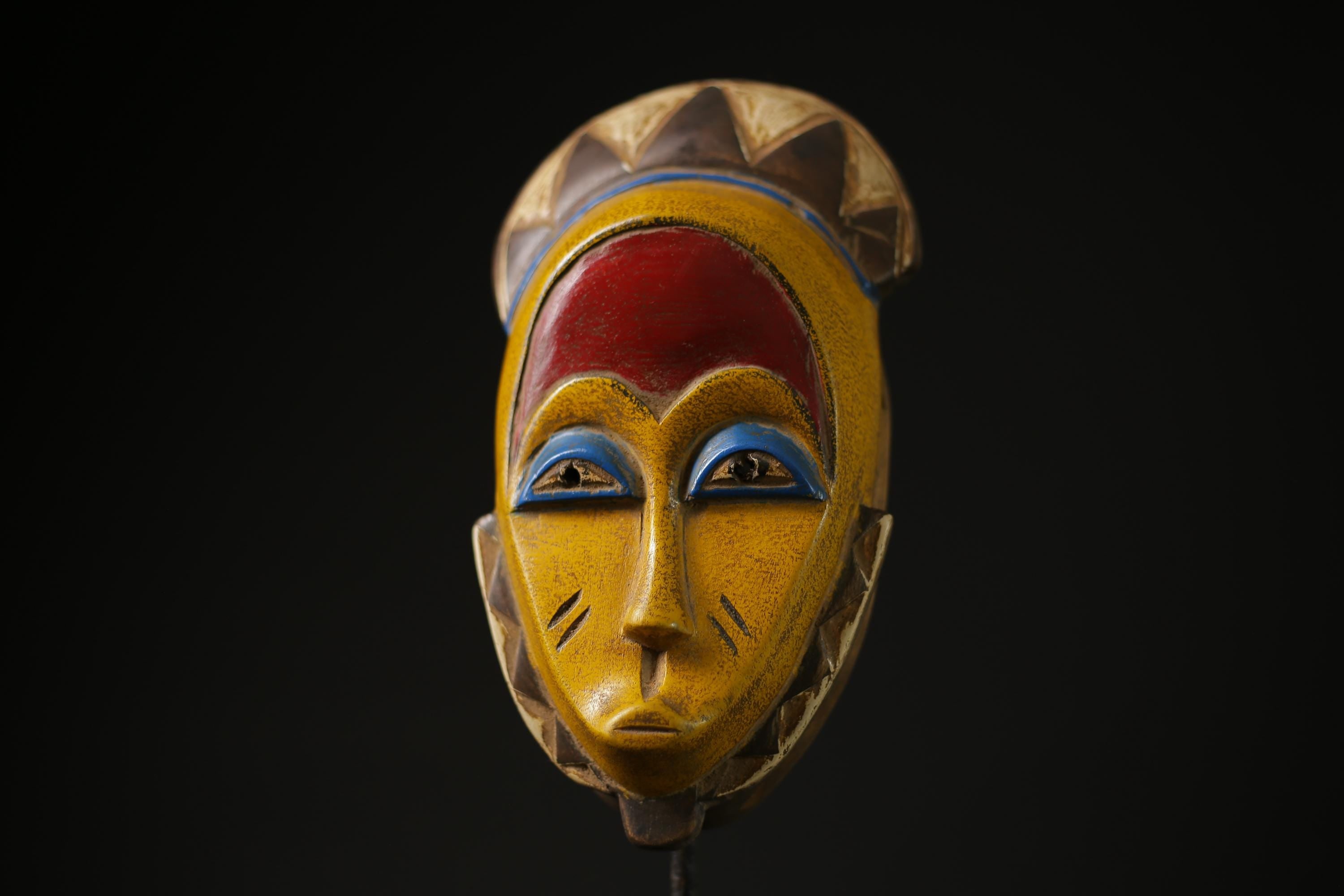 African Tribal Wood masks Home Décor Tribal Mask Guro Tribe Home Décor-G2279
