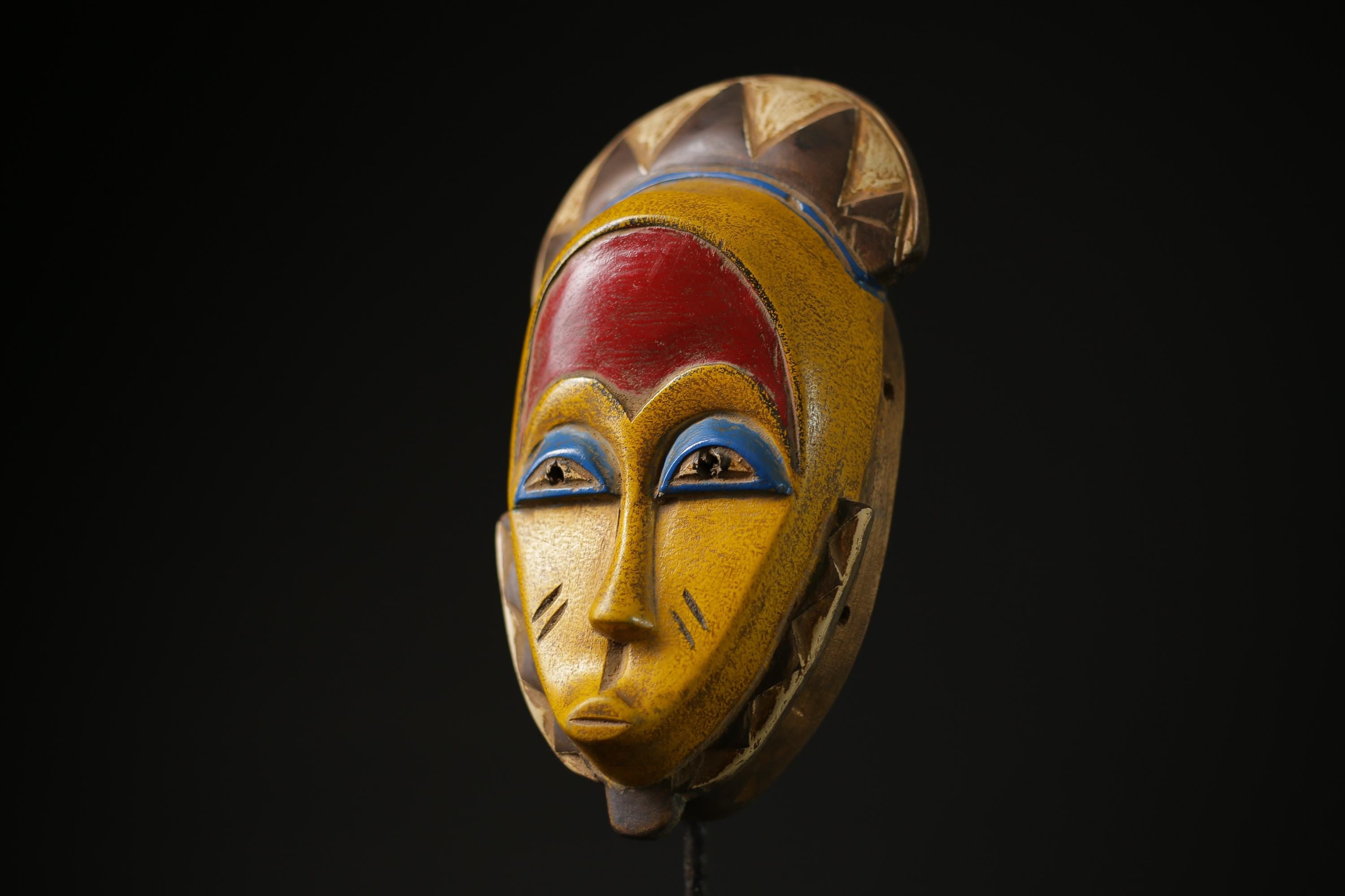 African Tribal Wood masks Home Décor Tribal Mask Guro Tribe Home Décor-G2279