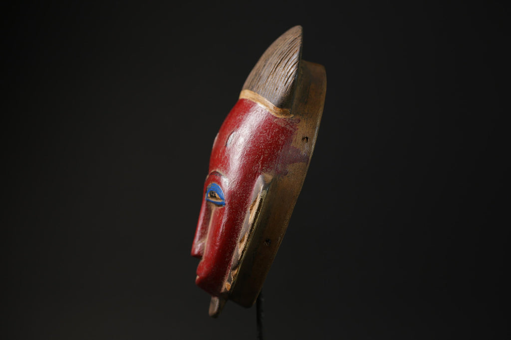 African Home Decor masks Wall Hanging Traditional Antique Folk Art Baule-G2286