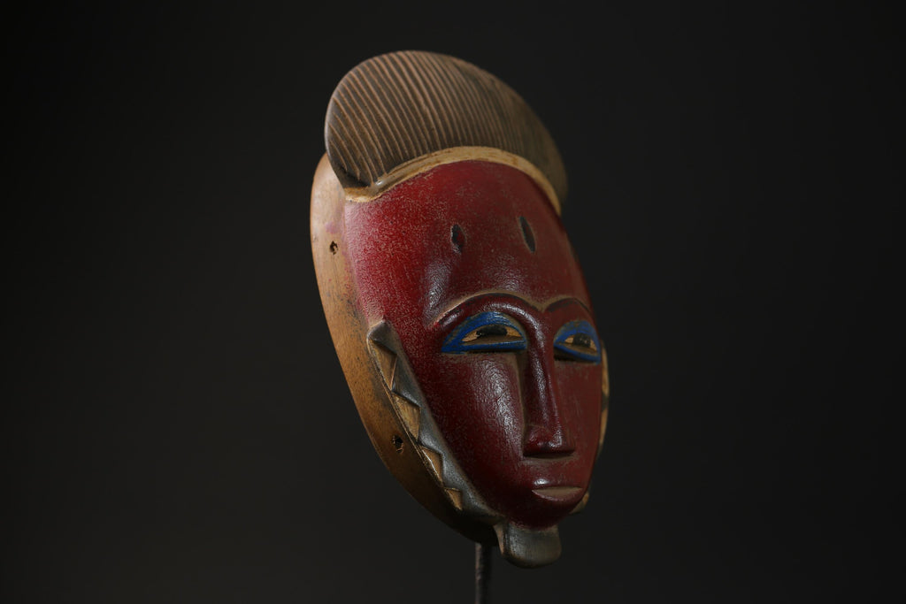 African Home Decor masks Wall Hanging Traditional Antique Folk Art Baule-G2286
